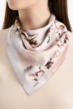 Bahar Bisikleti Desenli Bandana Fular - Görsel 2