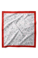 Papatya Desenli Bandana Fular