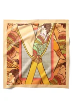 Geleneksel Japon Desenli Bandana Fular