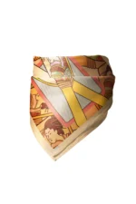 Geleneksel Japon Desenli Bandana Fular - Görsel 4