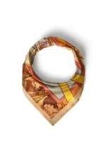 Geleneksel Japon Desenli Bandana Fular - Görsel 5