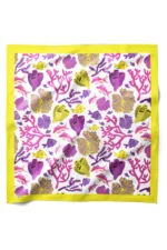 Okyanus Bahçesi Desenli Bandana Fular