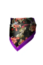 Böğürtlen Desenli Bandana Fular - Görsel 4