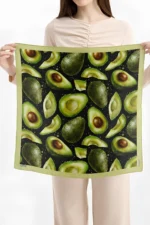 Avakado Desenli Bandana Fular - Görsel 3