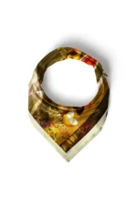 Meyve ve Kuş Desenli Bandana Fular - Görsel 5