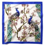 Tavus Kuşu Desenli Bandana Fular