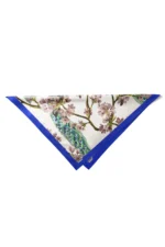 Tavus Kuşu Desenli Bandana Fular - Görsel 6