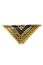 Altın Zincir Desenli Bandana Fular - Görsel 6