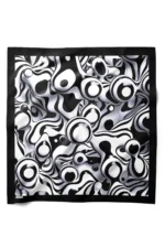 Optik Dalga Desenli Bandana Fular