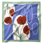 Gül Desenli Bandana Fular