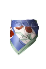 Gül Desenli Bandana Fular - Görsel 4