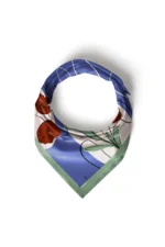 Gül Desenli Bandana Fular - Görsel 5