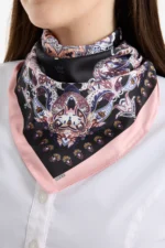 Oryantal Paisley Desenli Bandana Fular - Görsel 2