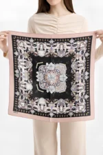 Oryantal Paisley Desenli Bandana Fular - Görsel 3