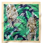 Leopar Desenli Bandana Fular