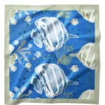 Balık Desenli Bandana Fular