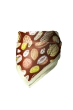 Kuruyemiş Desenli Bandana Fular - Görsel 4