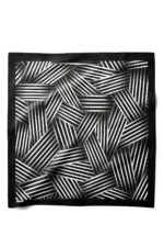 Hasır Örgü Desenli Bandana Fular