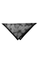 Hasır Örgü Desenli Bandana Fular - Görsel 6