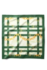 Zincir ve Kemer Desenli Bandana Fular