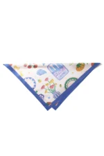 Akdeniz Esintili Sardalya Desenli Bandana Fular - Görsel 6