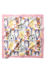 Köpek Desenli Bandana Fular