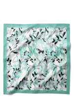 Yeşil Esinti Desenli Bandana Fular