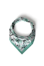 Yeşil Esinti Desenli Bandana Fular - Görsel 5