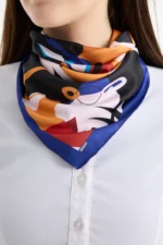 Yaz Hatırası Desenli Bandana Fular - Görsel 2