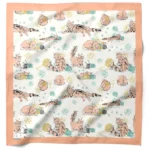 Yün Topu Kedili Desen Bandana Fular