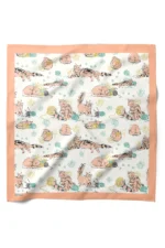 Yün Topu Kedili Desen Bandana Fular