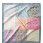 Retro Geometri Desenli Bandana Fular