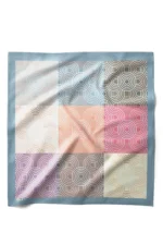 Retro Geometri Desenli Bandana Fular