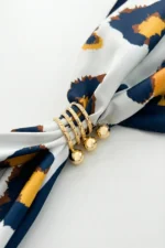 Altın Fular Yüzüğü | Şal Yüzüğü | Eşarp Yüzüğü