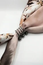 Antrasit Fular Yüzüğü | Şal Yüzüğü | Eşarp Yüzüğü