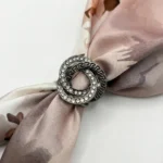 Antrasit Fular Yüzüğü | Şal Yüzüğü | Eşarp Yüzüğü