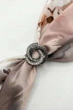 Antrasit Fular Yüzüğü | Şal Yüzüğü | Eşarp Yüzüğü