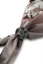 Antrasit Fular Yüzüğü | Şal Yüzüğü | Eşarp Yüzüğü