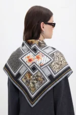 Galeri Desenli Bandana Fular