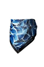 Derin Mavi Desenli Bandana Fular - Görsel 3