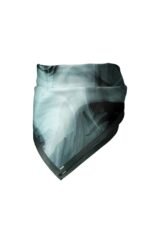 Derin Zümrüt Desenli Bandana Fular - Görsel 4