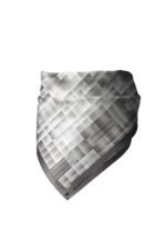 Gri Mimari Desenli Bandana Fular - Görsel 3