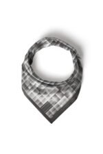 Gri Mimari Desenli Bandana Fular - Görsel 4