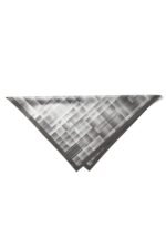 Gri Mimari Desenli Bandana Fular - Görsel 5