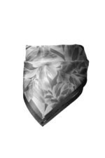 Gümüş Yaprak Desenli Bandana Fular - Görsel 2