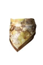 Gün Işığı Bahçesi Desenli Bandana Fular - Görsel 5