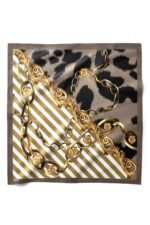 Hüküm Gold Desenli Bandana Fular - Görsel 4