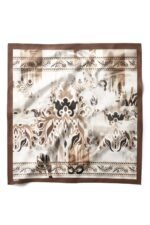 Hümayun İzleri Desenli Bandana Fular - Görsel 3