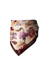 Kadife Bahar Desenli Bandana Fular - Görsel 4