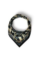 Leopar Çemberi Desenli Bandana Fular - Görsel 6